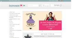 Desktop Screenshot of fondantpapier-esspapier.de